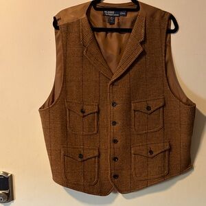 Ralph Lauren Brown Lambswool Vest
